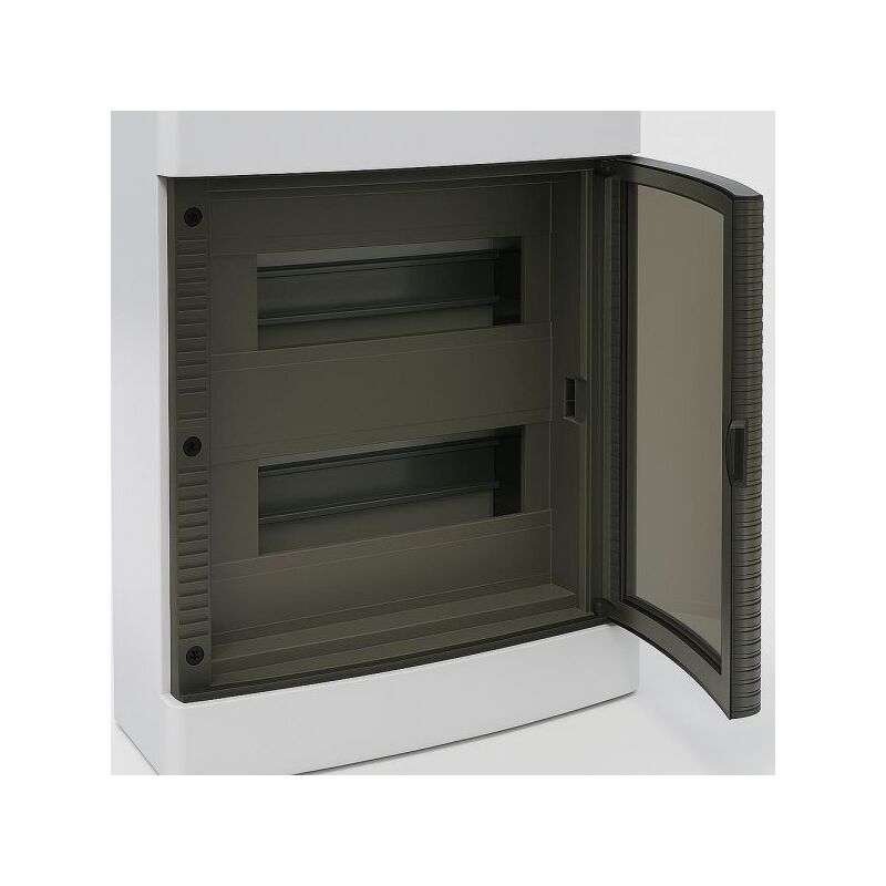 foto del prodotto a2zworld centralino da parete 24 moduli, bianco ip40, 280x350x100 mm, ral 9016, ideale per installazioni elettriche domestiche e industriali