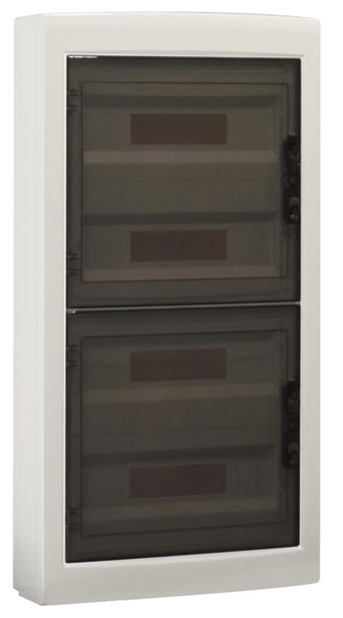 foto del prodotto a2zworld centralino da parete 72 moduli, bianco ip40, 400x840x140 mm, ral 9016, ideale per installazioni elettriche domestiche e industriali