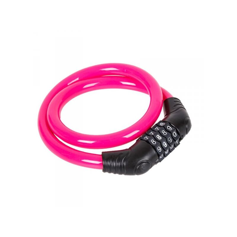 foto del prodotto a2zworld lucchetto bici combinazione 4 cifre 11x600mm per bicicletta monopattino colore assortito