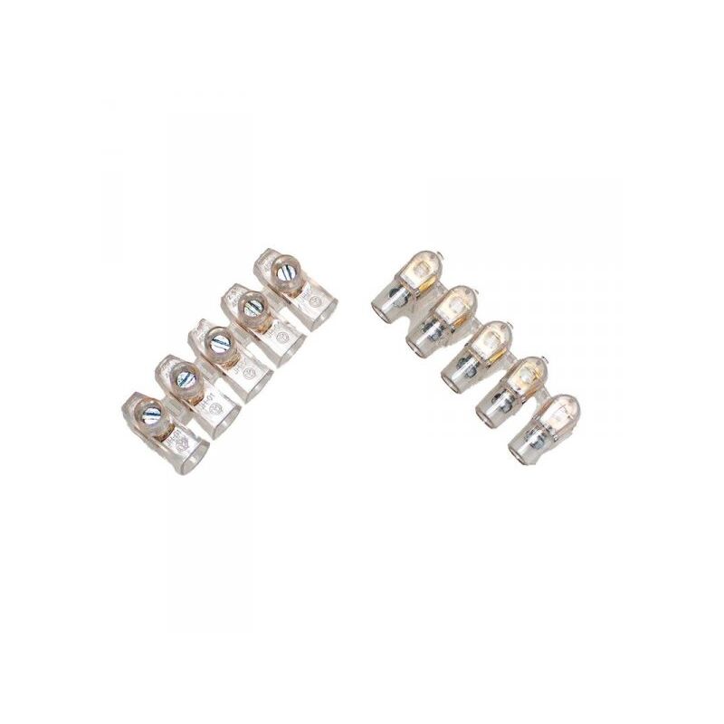 foto del prodotto a2zworld morsetti unipolari 2 stecche da 5 pezzi sezione 2.5 mm 