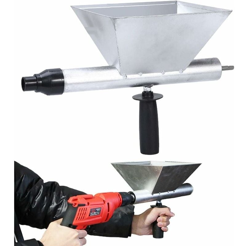 foto del prodotto aafgvc pistola per malta per malta, pistola per malta, pistola per malta, con 4 ugelli, per giunti di malta, muro di pietra, muro di mattoni,