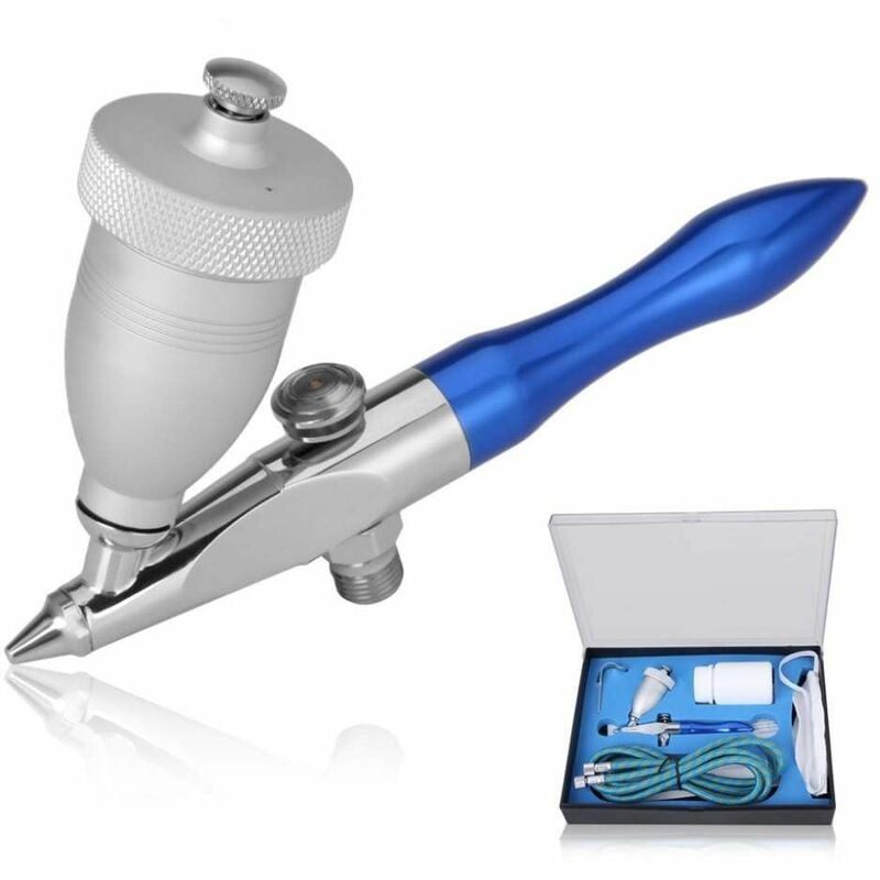 foto del prodotto ab 178 kit mini sabbiatrice ad aria spray fine sverniciatura alimentazione a gravit bc elec