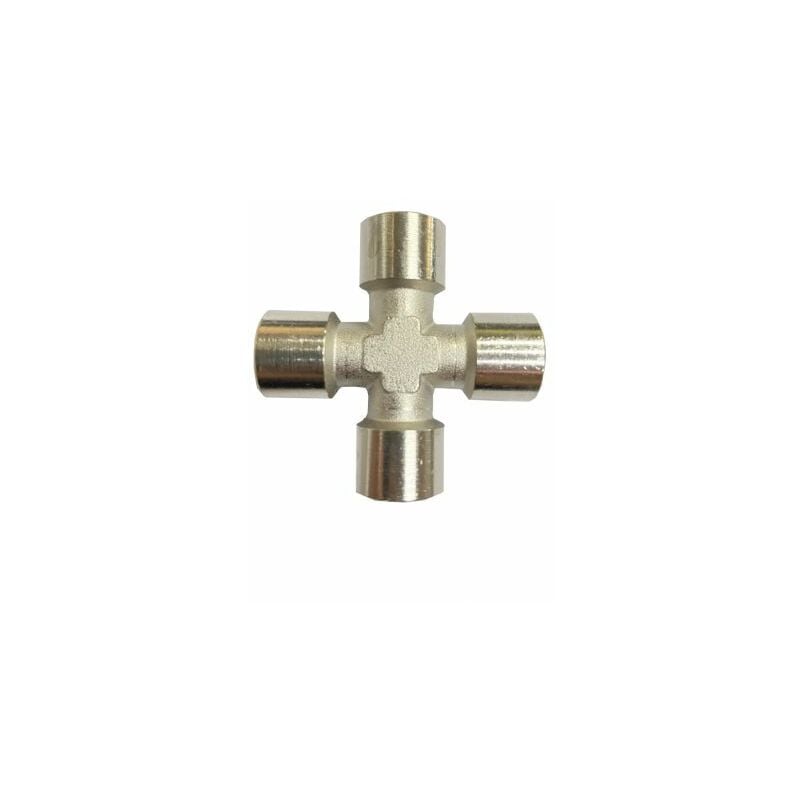 foto del prodotto ab tools raccordo ani a croce 1 4 filettato cromato femmina modello 34 hf 38861 