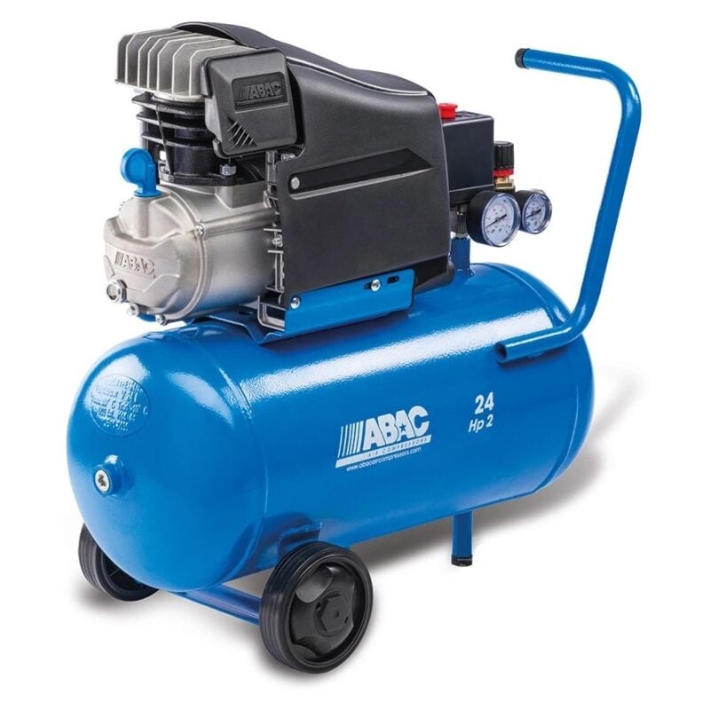 foto del prodotto abac compressore aria lubrificato pole position l20 24l 2hp