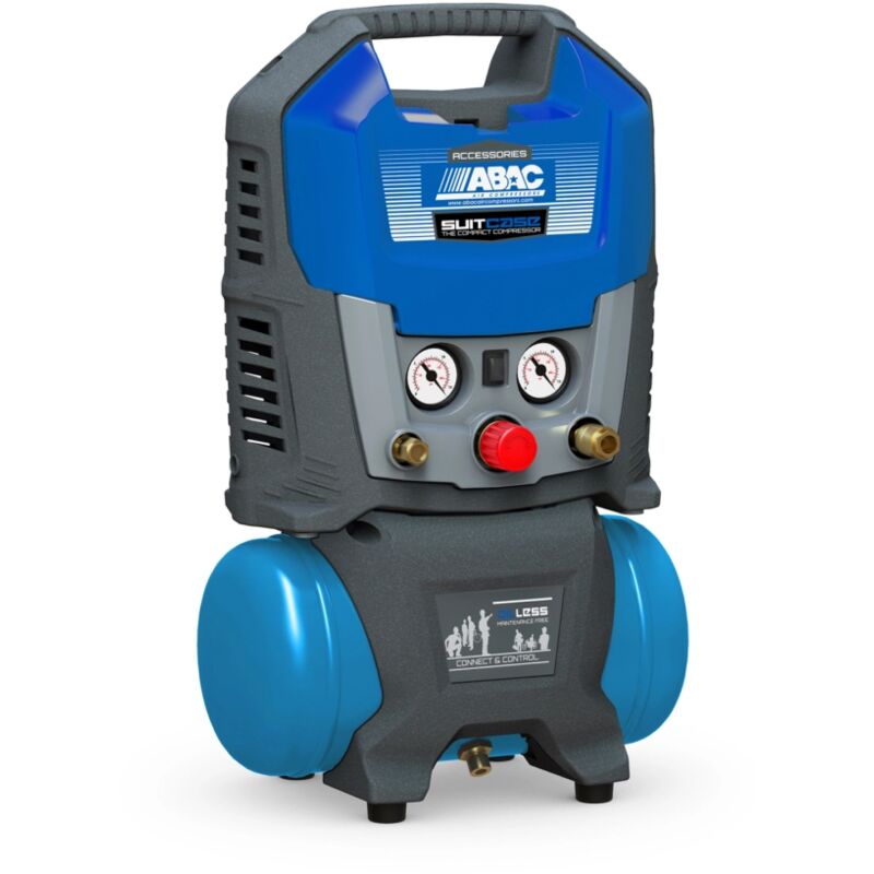 foto del prodotto abac compressore aria portatile silenziato suitcase 6 6l 1,5hp