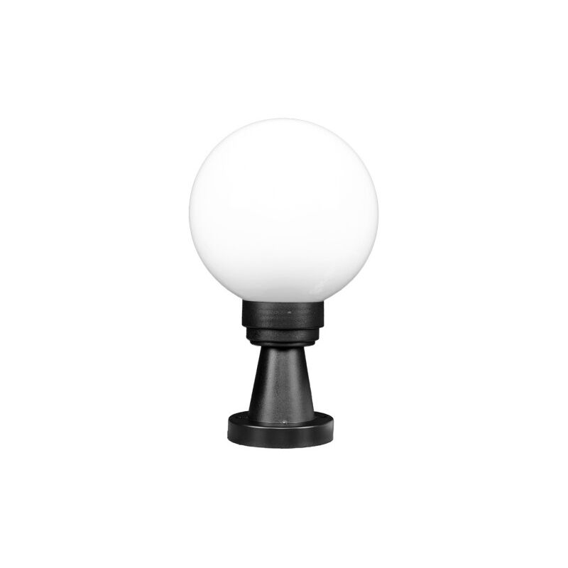 foto del prodotto abanto applique da esterno 1xe27 nero ip44 35x20x20x20 cm
