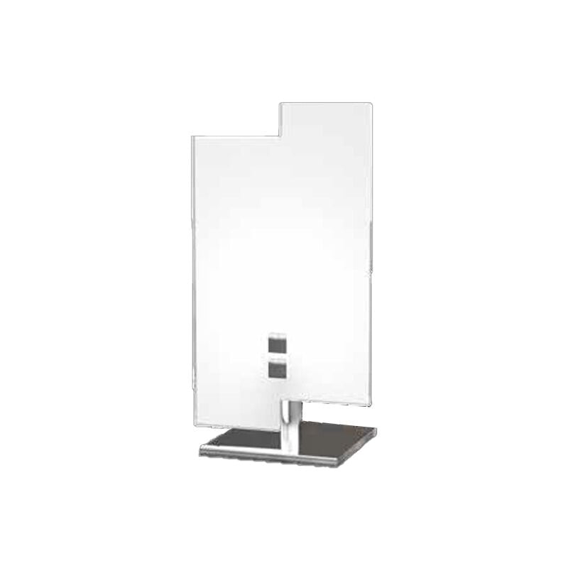 foto del prodotto abatjour moderno tetris metallo bianco vetro 1 luce g9