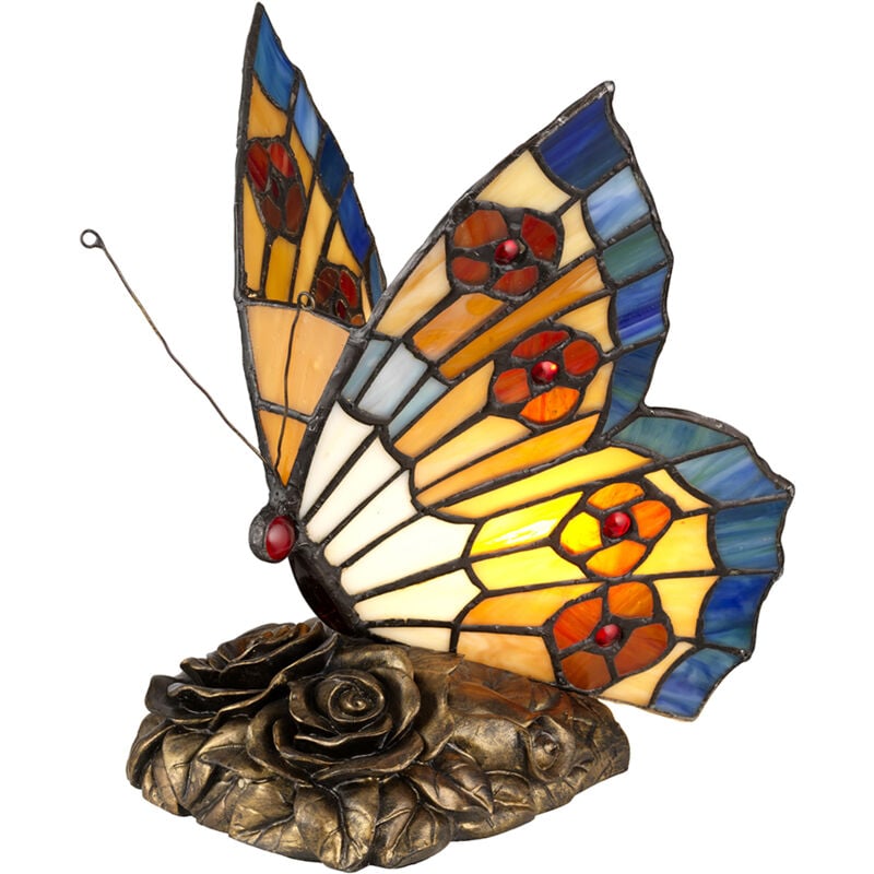 foto del prodotto abatjour tiffany tiffany animal lamps vetro 1 luce g9 3 ledw 3000k 240lm
