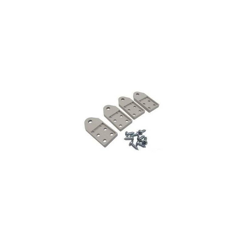 foto del prodotto abb 12858 4 x staffe di fissaggio per scatola europa ip65