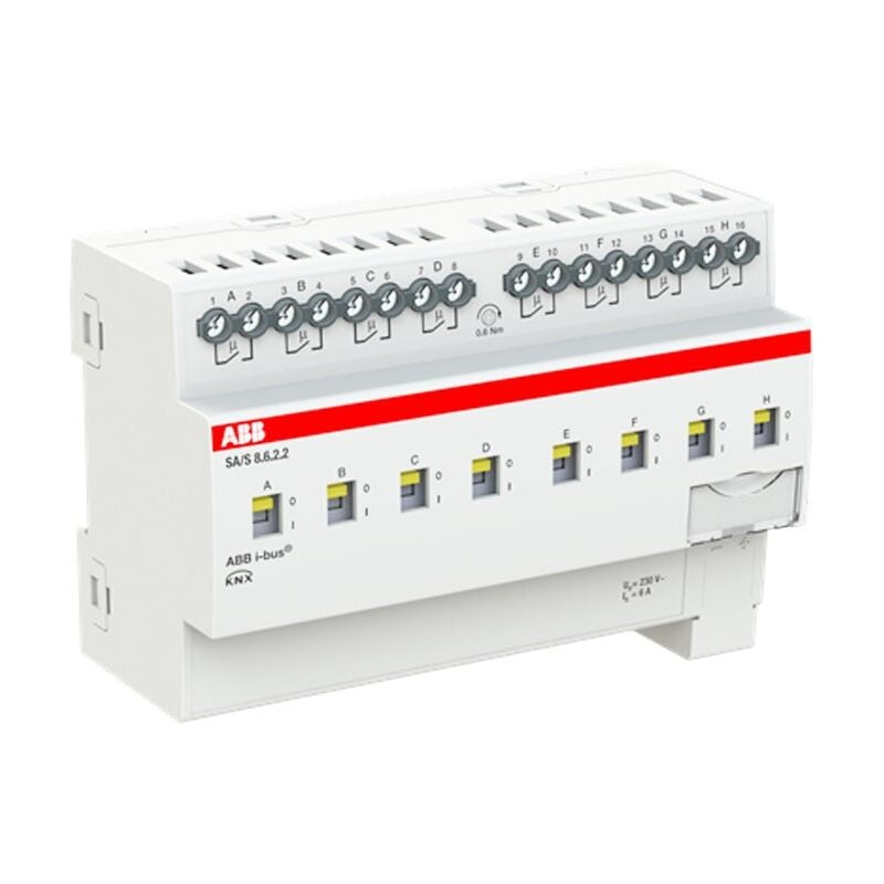 foto del prodotto abb attuatore di commutazione sa s8.6.2.2 moduli 8 6a mdrc 2cdg110255r0011