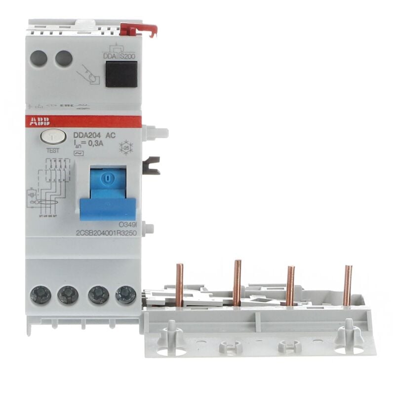 foto del prodotto abb blocco differenziale 4p dda204 ac 25a 300ma b427945
