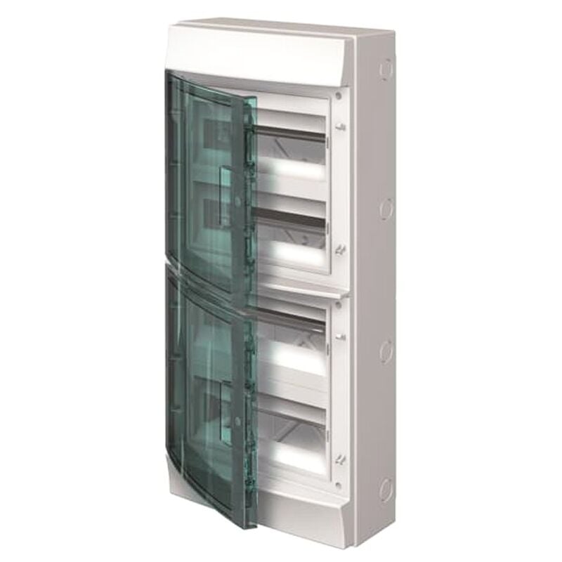 foto del prodotto abb centralino a parete grigio 48 moduli con porta ip65 65p12x42