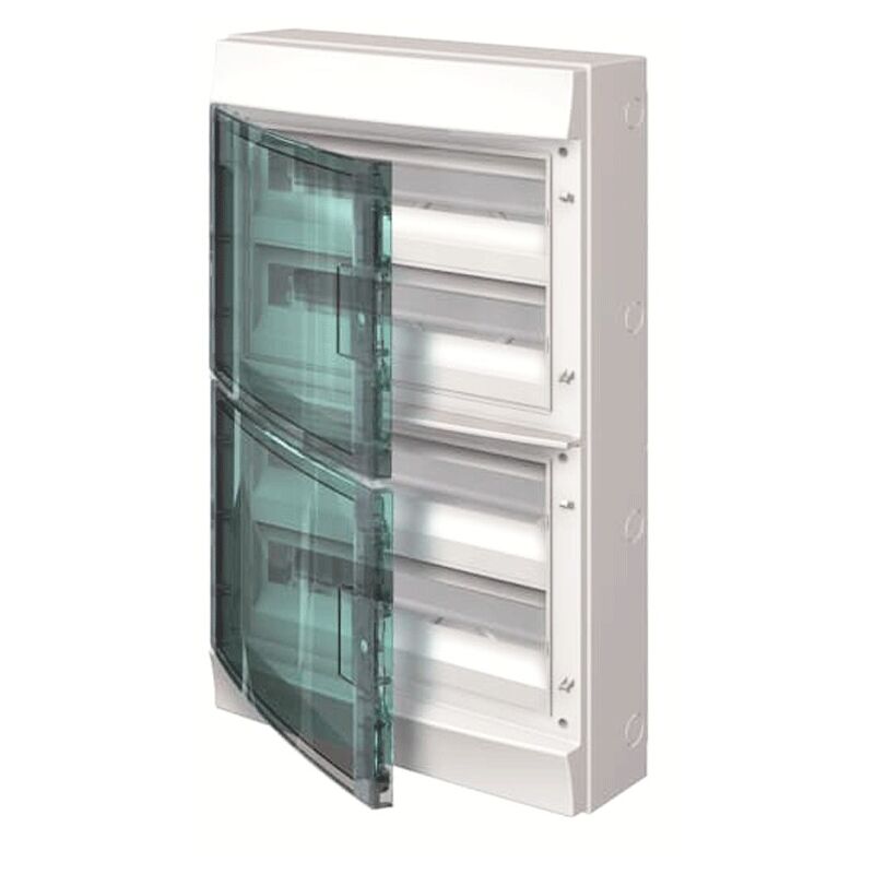 foto del prodotto abb centralino a parete grigio 72 moduli con porta ip65 65p18x42