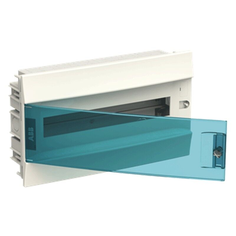 foto del prodotto abb centralino da incasso 18 moduli ip41 porta blue petrol bianco 41a18x12