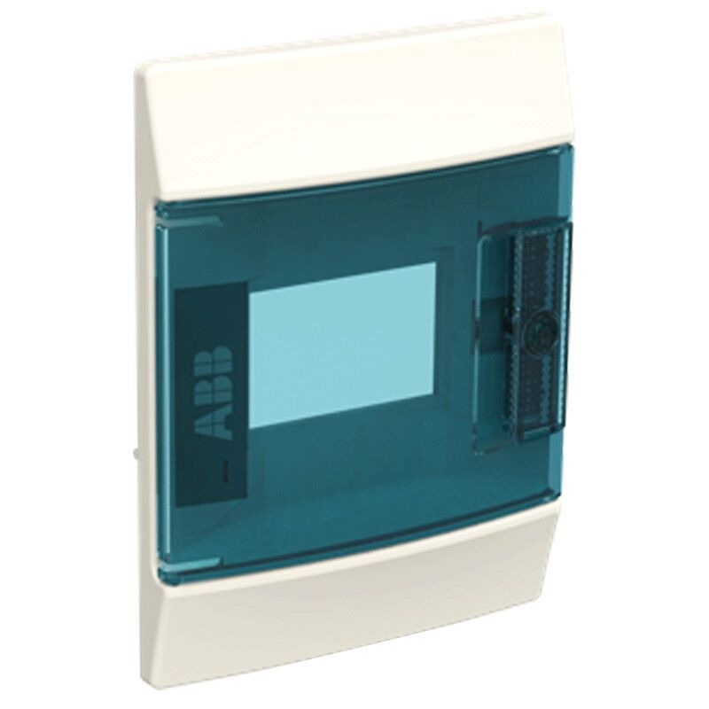 foto del prodotto abb centralino da incasso 4 moduli ip41 porta blue petrol 41f04x12