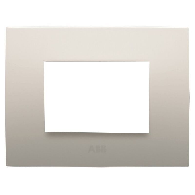 foto del prodotto abb chiara placca 3 moduli sabbia 2csk0302ch