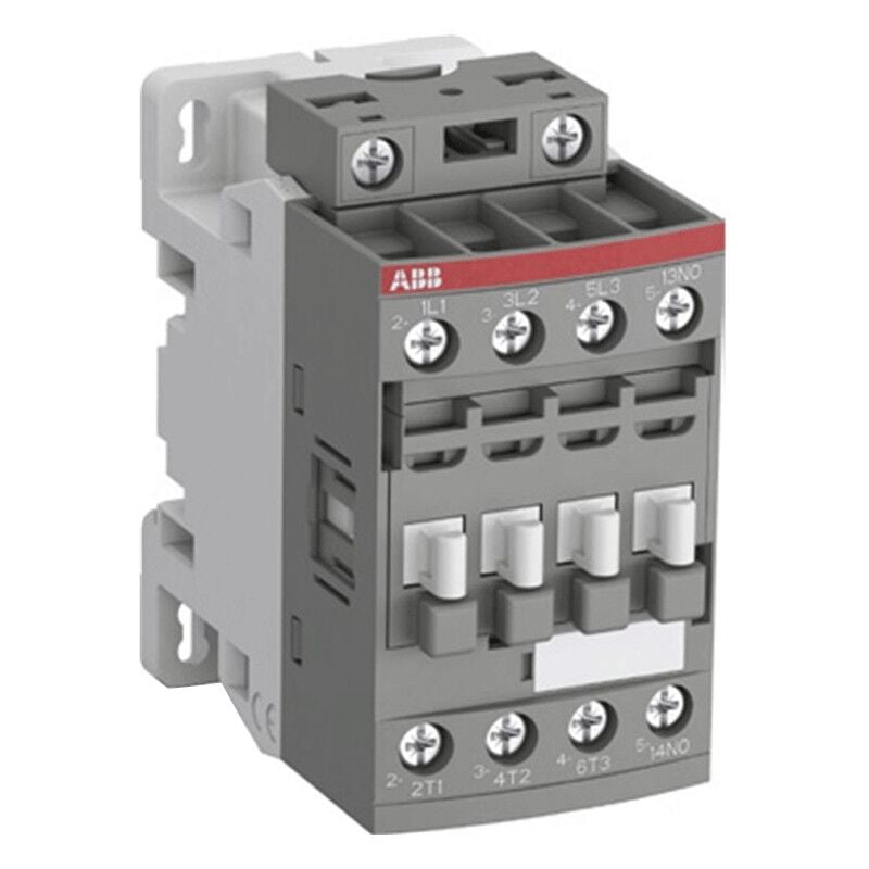 foto del prodotto abb contattore 3 poli 18a 24 60v a.c. d.c. af16301011