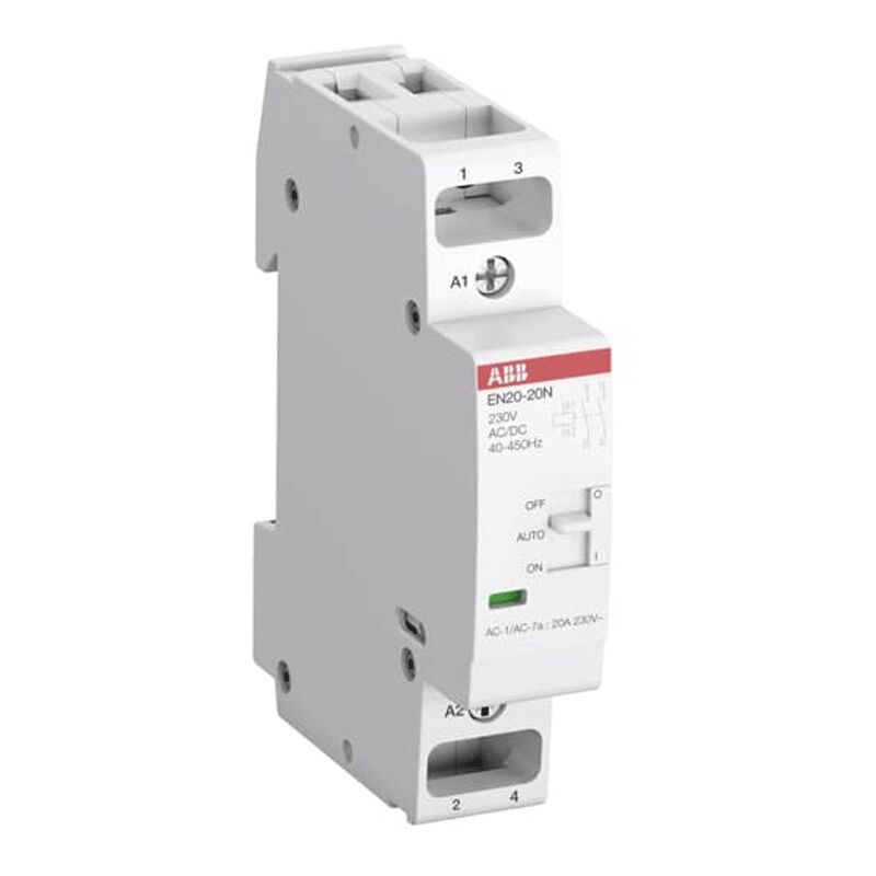 foto del prodotto abb contattore modulare 20a 2na 230v c com en2020n06