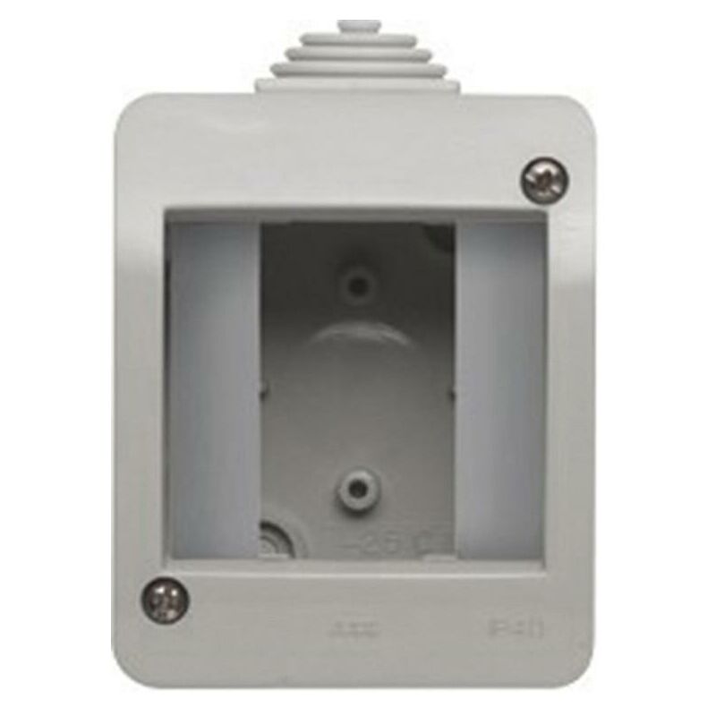 foto del prodotto abb - contenitore da parete ip40 1 posto 2 moduli chiara 2csk2140ch