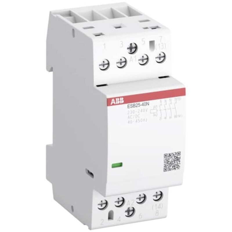 foto del prodotto abb esb25 40n 06 contattore d installazione 4 na 220 v, 400 v 1 pz.