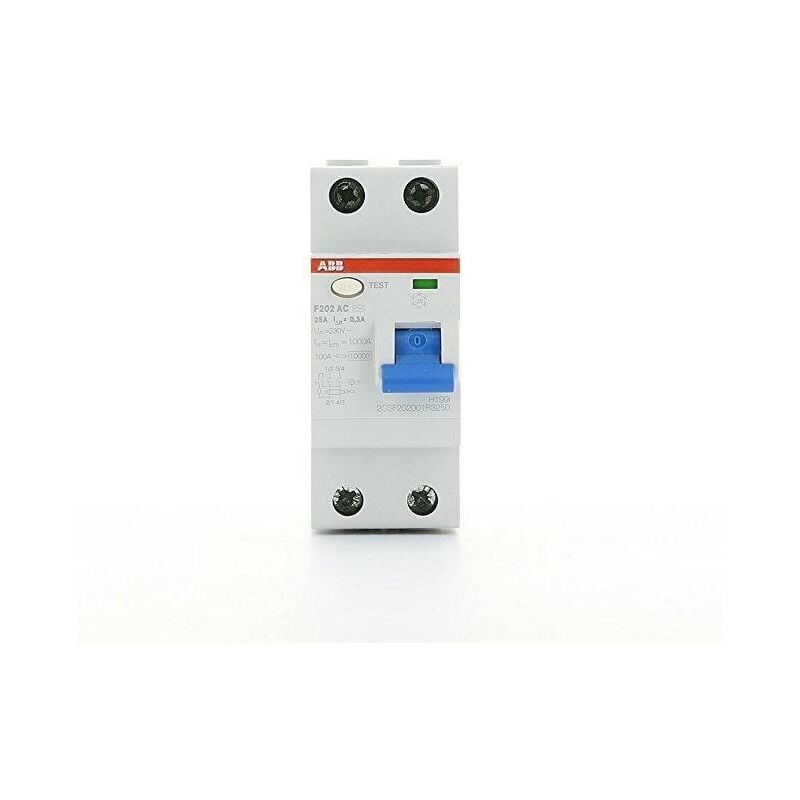 foto del prodotto abb f202 ac 25a 300ma interruttore differenziale puro f427806