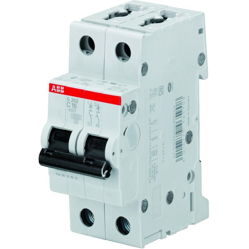 foto del prodotto abb interruttore automatico 32a 6ka 2 poli s466202