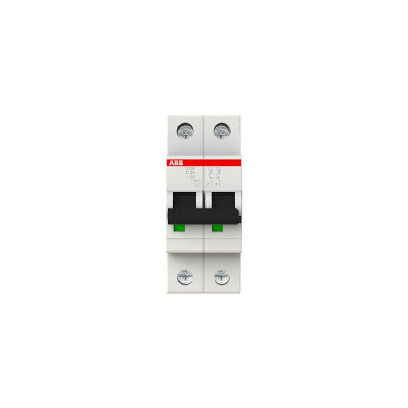 foto del prodotto abb interruttore automatico s202 c25 6ka 2p s466103