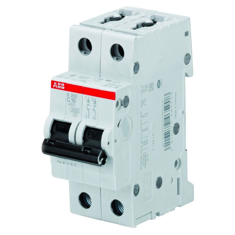 foto del prodotto abb interruttore magnetotermico 1p n0 32a 46ka curva c 2m s531801