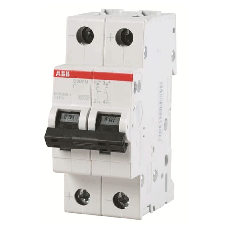 immagine 0 del prodotto abb interruttore magnetotermico 2p 6a 10ka c 2m s202m s550260