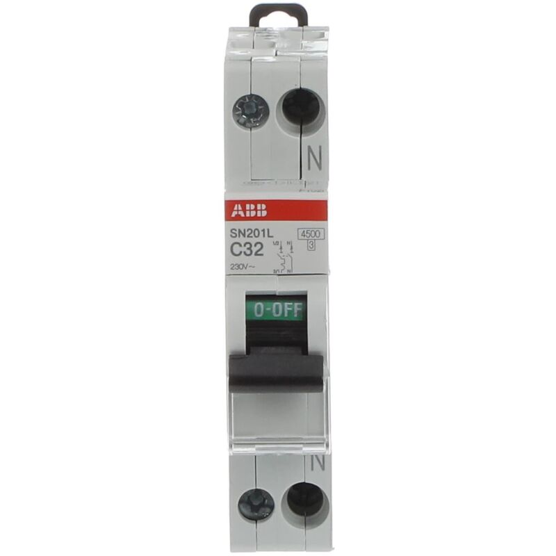 foto del prodotto abb - interruttore magnetotermico automatico sn201 l c32 1p n 4,5ka sn201lc32