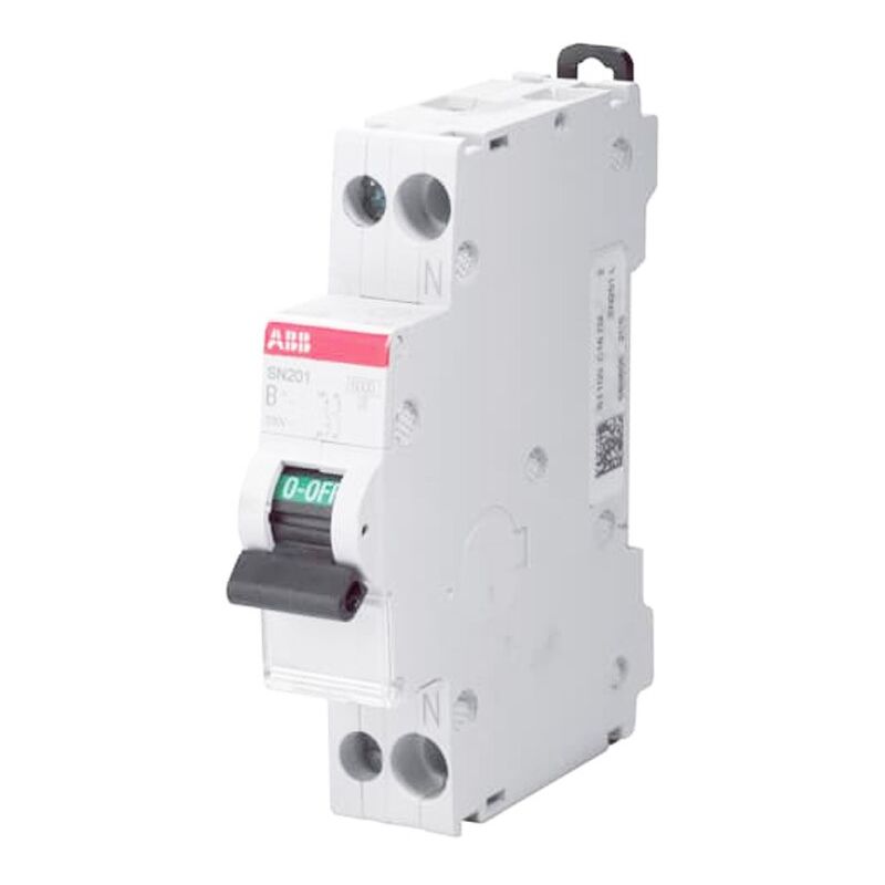 foto del prodotto abb interruttore magnetotermico sn201 16a 1p n 6ka c 1 modulo sn201c16