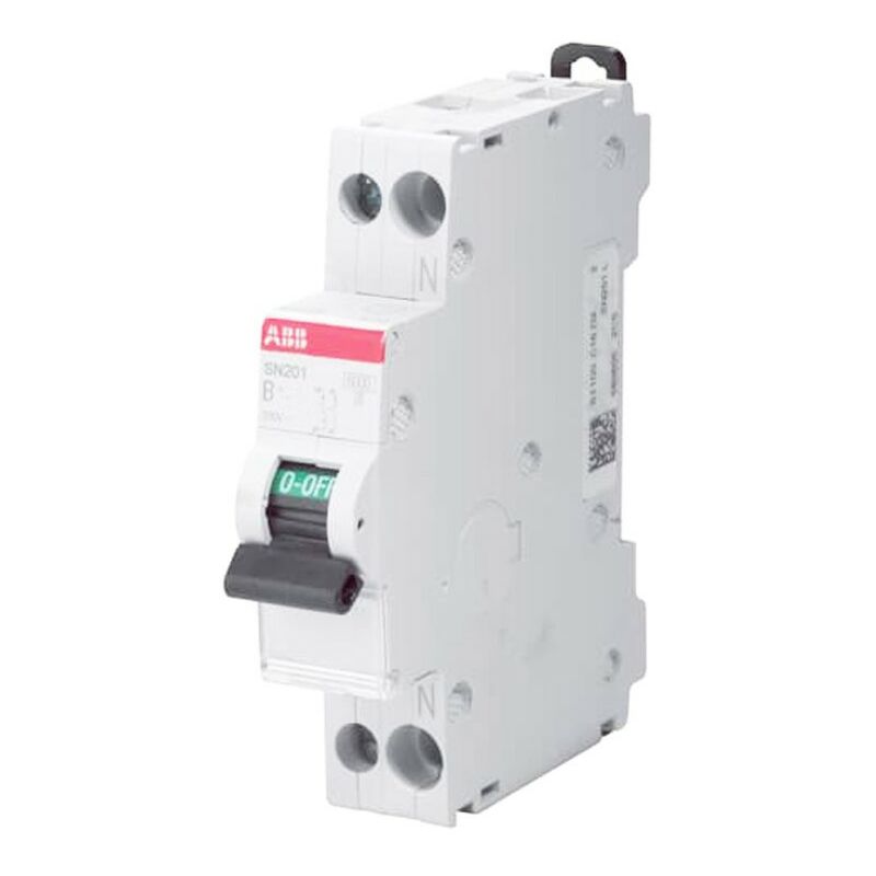 foto del prodotto abb interruttore magnetotermico sn201 25a 1p n 6ka c 1 modulo sn201c25