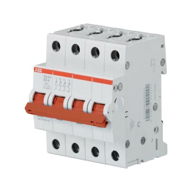 foto del prodotto abb interruttore sezionatore sd204 32 4p 32a m990426