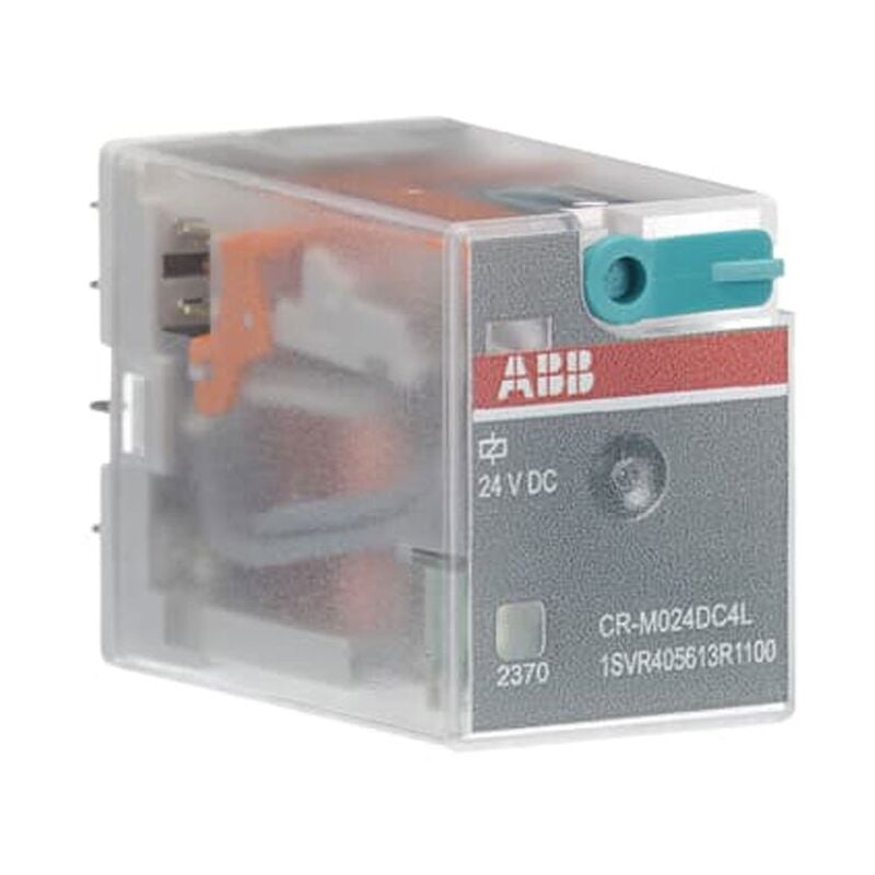 foto del prodotto abb rel industriale cr m 24v 4 contatti di scambio con led er 5850