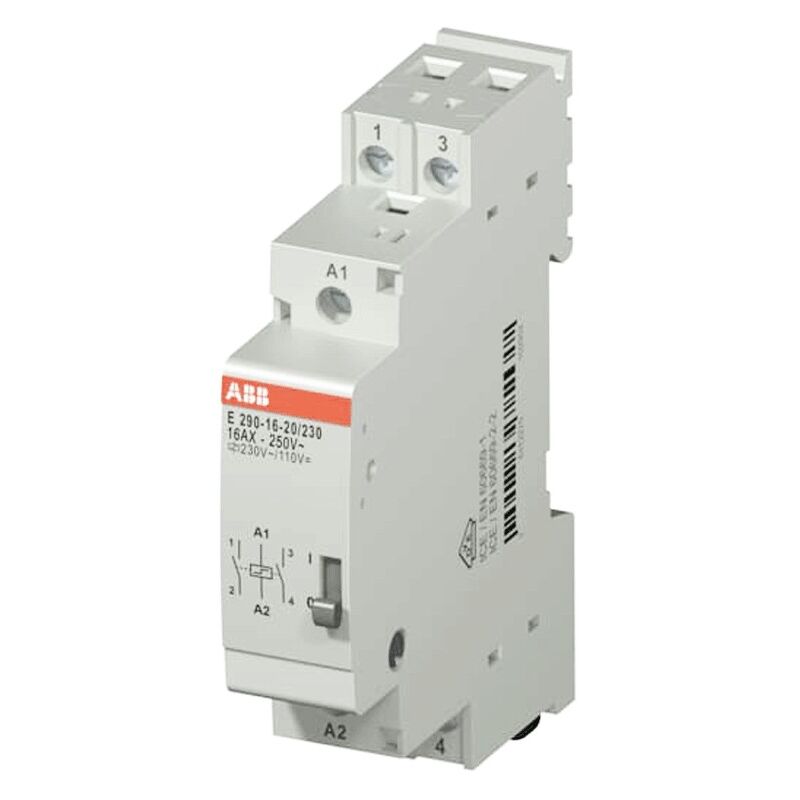 foto del prodotto abb rel passo passo interruttore guida din 16a 250v m093972