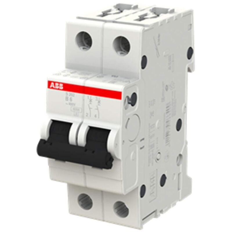 foto del prodotto abb s202 b16 interruttore automatico 6ka 2p
