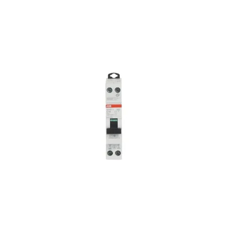foto del prodotto abb s202clc16 interruttore automatico 2p 1modulo ridotto 4.5ka 16a