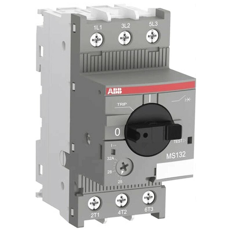 foto del prodotto abb salvamotore 10 16a 100ka 2,5 moduli ms132 ep 885 6