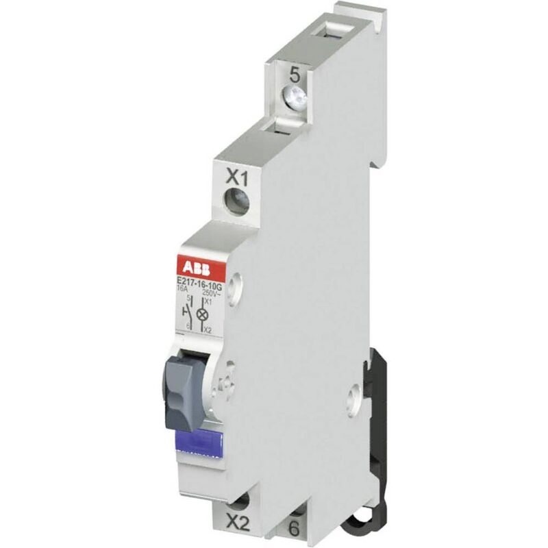 foto del prodotto abb stotz s j pulsante luminoso 16 a 1 na 115 v ac, 250 v ac abb 2cca703162r0001