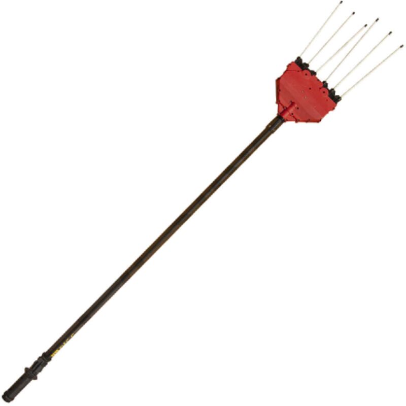 foto del prodotto abbacchiatore elettrico oliviero flex basic per raccolta olive con asta telescopica cm 220 340 cavo 12 mt e bacchette in ax01