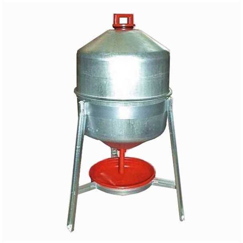 foto del prodotto abbeveratoio avicoli su tripode zincato new contro lt 30 - 1 pz