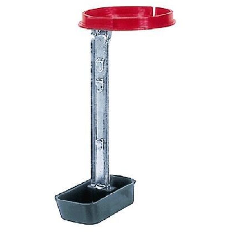 foto del prodotto abbeveratoio portabottiglia in metallo e plastica pz.2 - cm.26h.