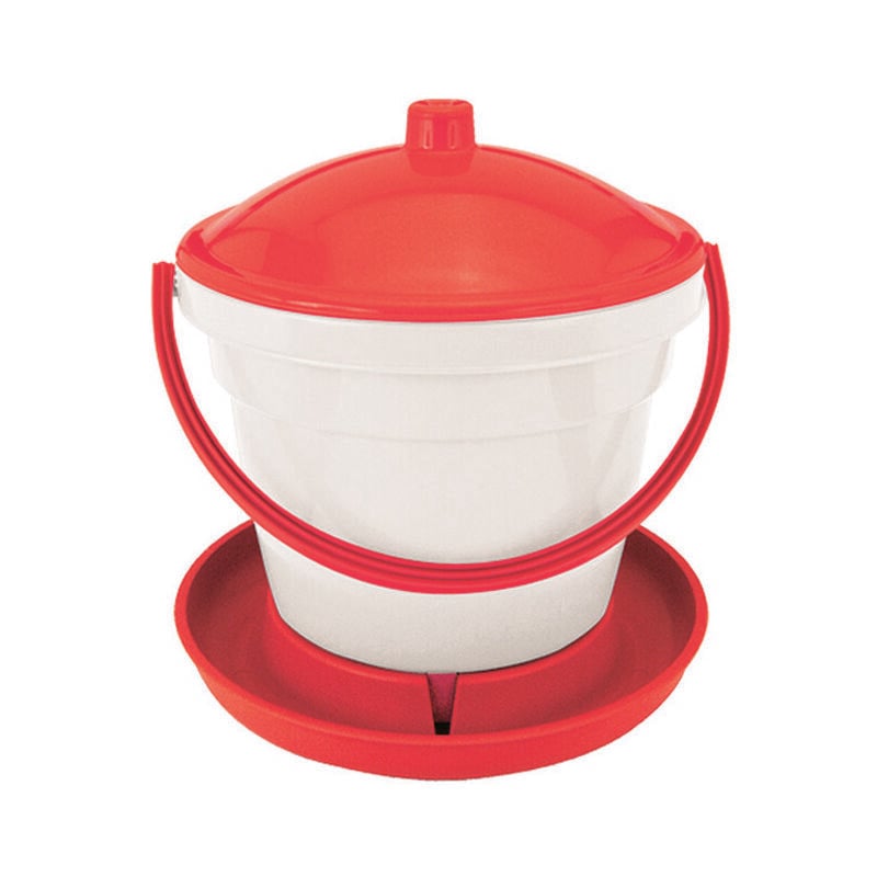 foto del prodotto abbeveratoio serbatoio rapid clean per polli lt.12, cm.36x36x69h
