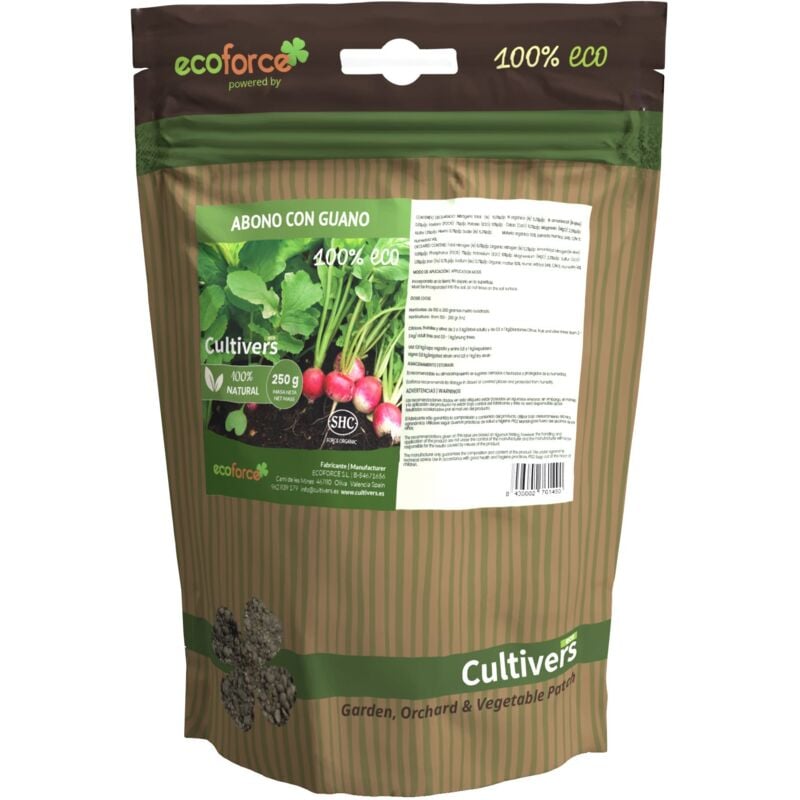 foto del prodotto abbonamento di colture con guano ecologico 250 g