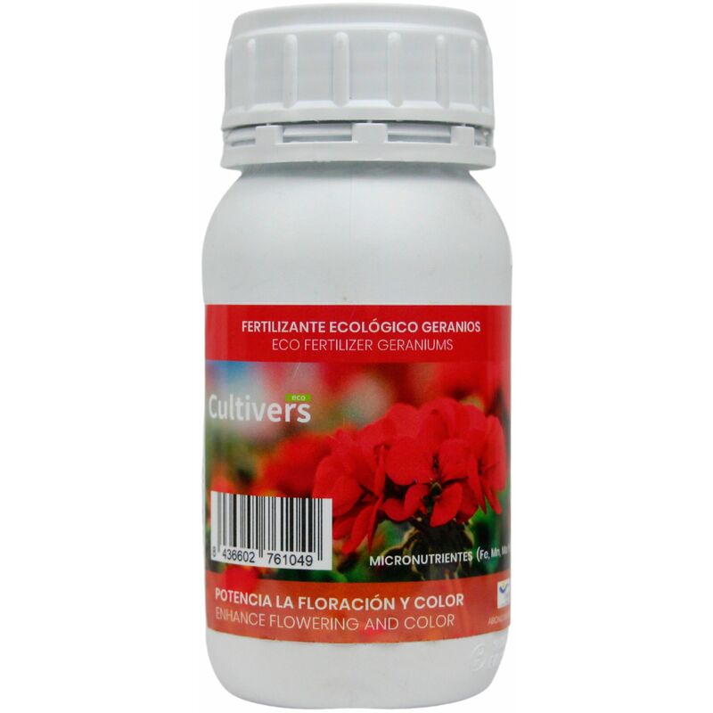 foto del prodotto abbonamento di colture gerani liquido ecologico 250 ml