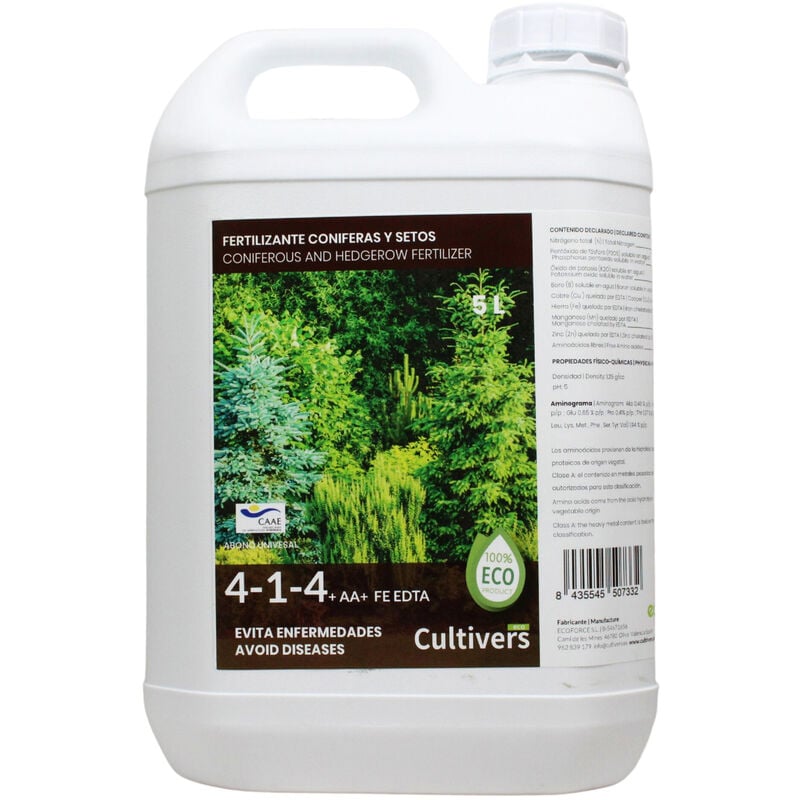 foto del prodotto abbonamento di culti conifere liquido ecologico 5 l