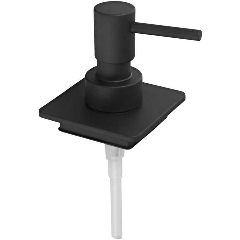 foto del prodotto abeline dispenser di sapone, da incasso, nero 44811420 sapho