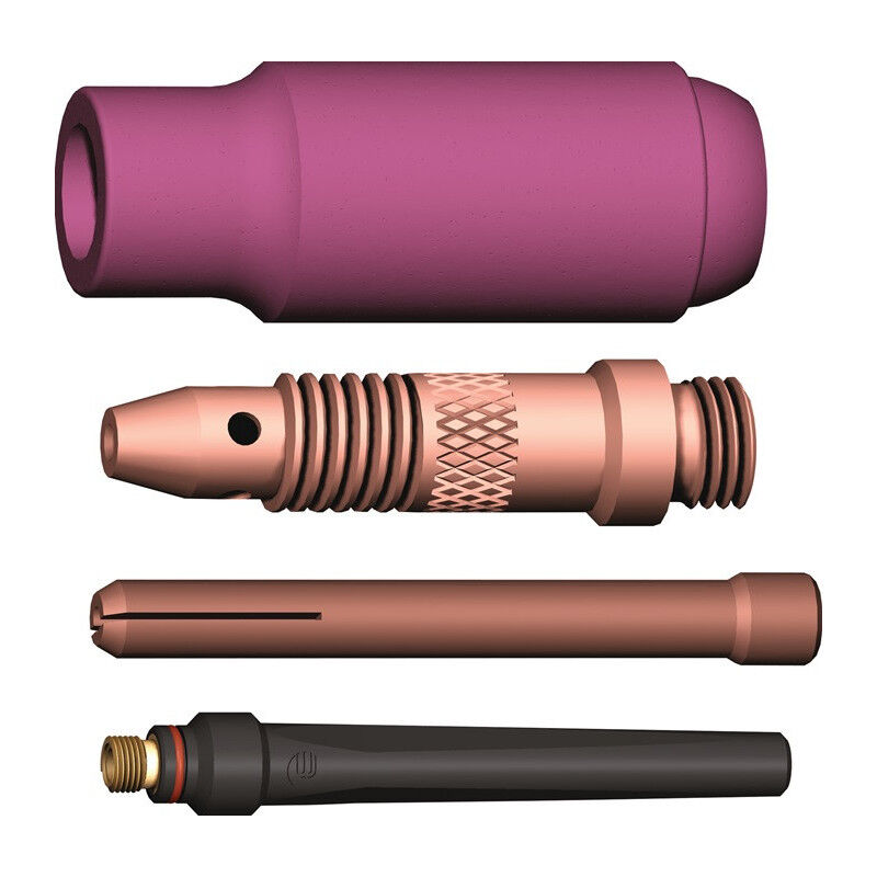 foto del prodotto abicor binzel kit d accessoires tig 4 pi ces dans une bo te en plastique we 2,4 mm a.binzel