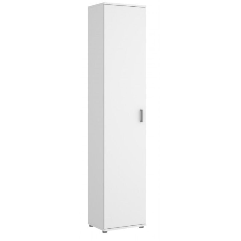 foto del prodotto abitare armadio multiuso 39x190h cm con un anta bianco opaco marte