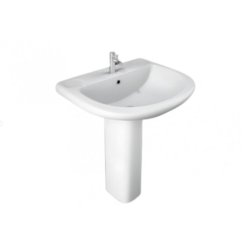 foto del prodotto abitare colonna per lavabo sospeso bianco lucido rak ceramics orient